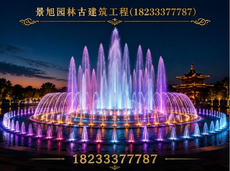 保定白沟新城景旭园林古建筑工程展示图